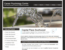 Tablet Screenshot of careerpsychologycentre.com